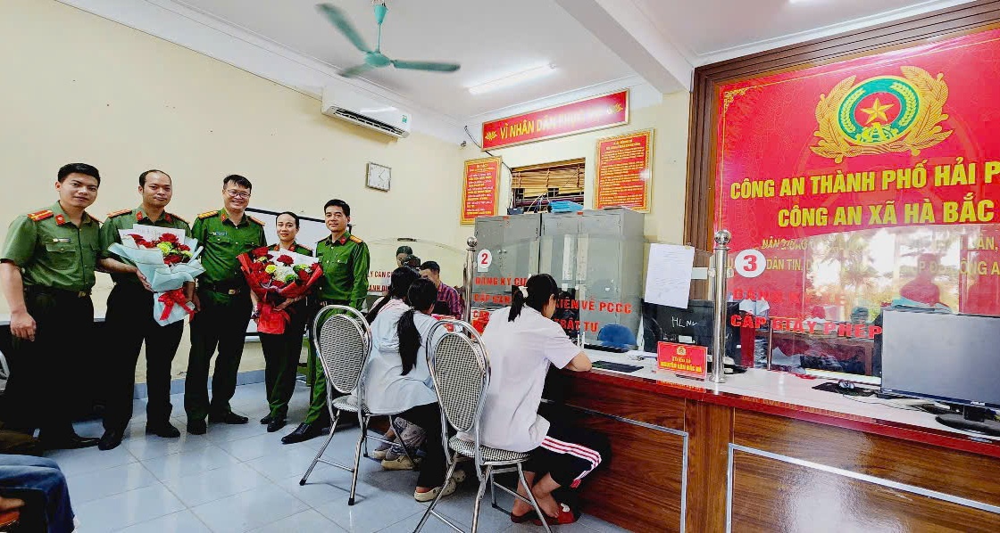 Công an xã Hà Bắc: Sôi nổi các hoạt động chào mừng 80 năm ngày truyền thống các lực lượng Công an nhân dân